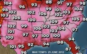 max weather temps june 29 2012 southeast america united states mid atlantic mid west 300x187 max weather temps june 29 2012 southeast america united states mid atlantic mid west