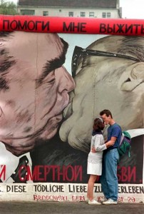 kisses between world leaders were a lot hotter and heavier. Communist leaders always went for a proper smackeroo as a symbol of joy fraternity and equality between fellow socialist nations Dmitri Vrubel. Photo DPA 202x300 kisses between world leaders were a lot hotter and heavier. Communist leaders always went for a proper smackeroo   as a symbol of joy, fraternity, and equality between fellow socialist nations Dmitri Vrubel. Photo  DPA