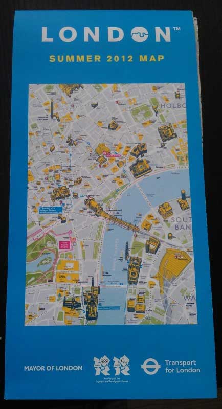 london summer 2012 map