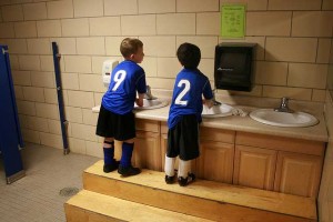 wash your hands water soap kids soccer sink 300x200 wash your hands water soap kids soccer sink